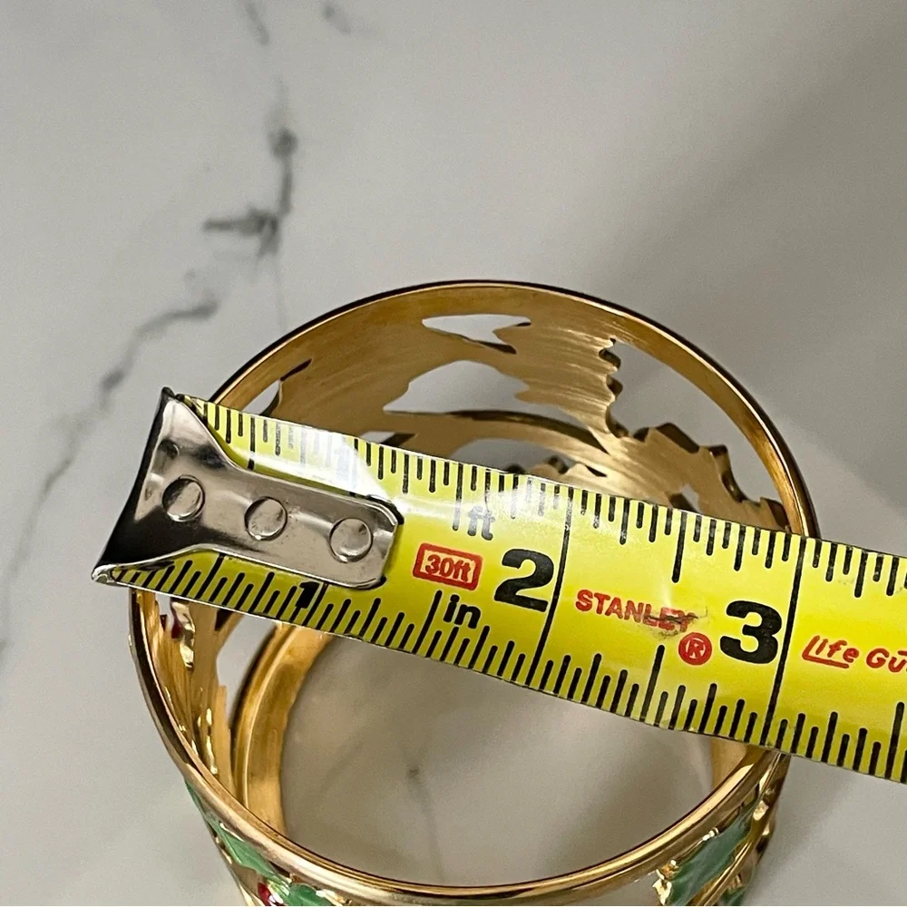 Gold Holly Candle Holder by Lenox